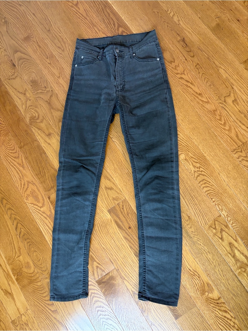 Cheap Monday Skinny Dark Gray / Faded Black Jeans - Second Skin Override